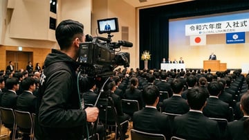 【企業向け】入社式の動画撮影・配信とは？準備のポイントや活用方法をわかりやすく解説